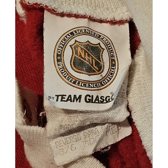 Vintage Baby NHL Detroit Red Wings Romper Jumpsuit Approx. 6-9 Months - Picture 5 of 6